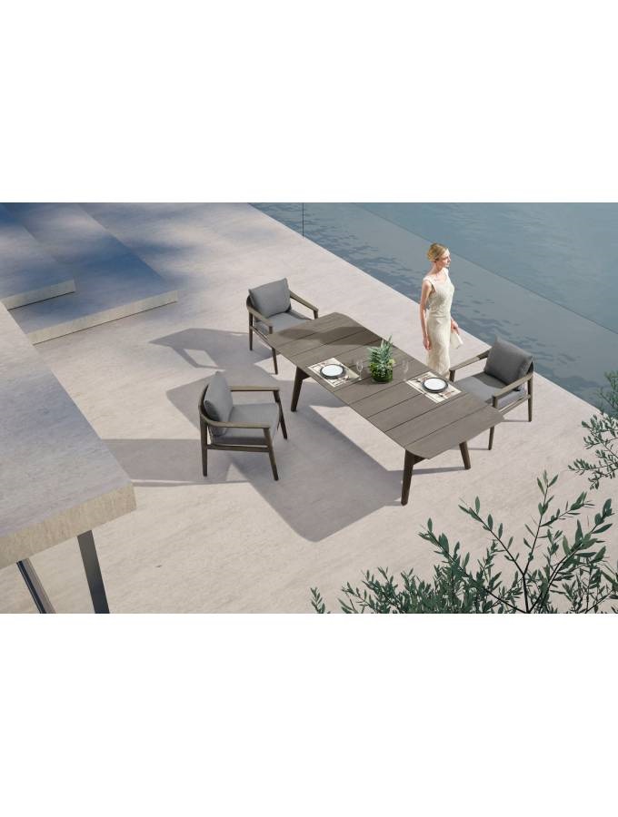 LEO Dining Table 20633073 Dark Teak - Image 3