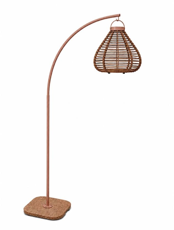 LUNA Outdoor Floor Standing Solar Lamp with Stand (33184005) – Pink